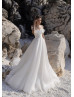 Off Shoulder Ivory Organza Stunning Wedding Dress